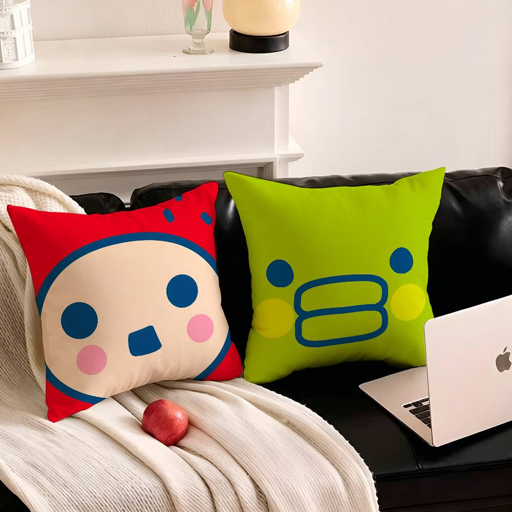 1pc T-Tamagotchi M-Mametchi Pillow Case Fashion Square Pillowcase Bedroom Sofa Room Ins Decoration Leisure
