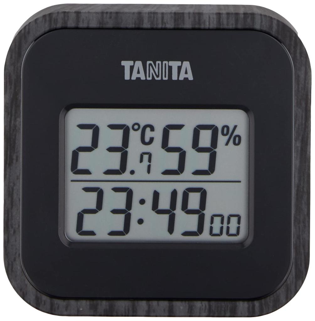 Tanita Digital Black Thermometer/Hygrometer TT-571
