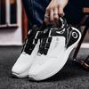 Fashion Mens Sneakers with Rotating Buckle Comfy Non Slip Lace Up Shoes for Mens Outdoor Activities Four Season Running Student Sneakers