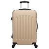 3 Piece Luggage Set Champagne 50 X 31 X 78 Cm ABS Plastic
