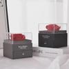 520 Valentine's Acrylic Rose Jewelry Gift Box: Eternal Flower, Lipstick, Perfume Packaging