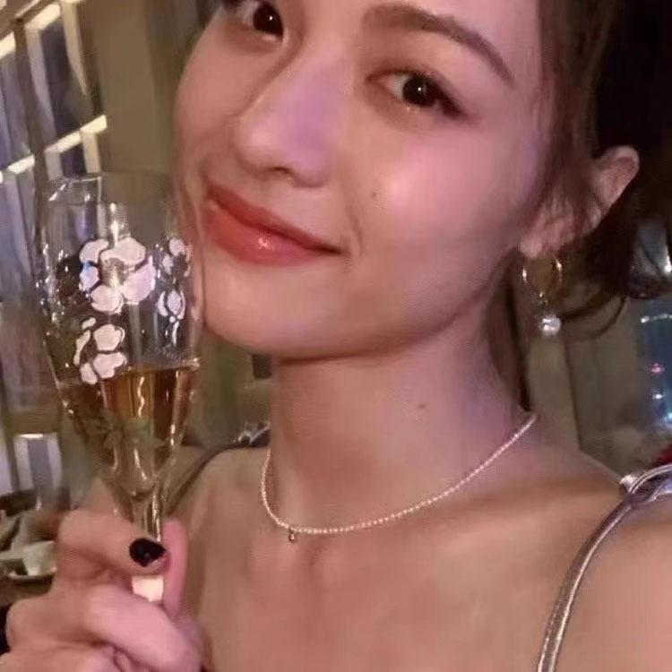 Pearl Necklace Women'S Light Luxury Temperament High Sense Clavicle Chain Year Neck Chain