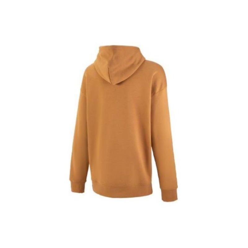 Puma Mmq Series Solid Color Logo Embroidered Hooded Knit Long Sleeve Sweatshirt Unisex Tops Earth-Yellow 536596-74