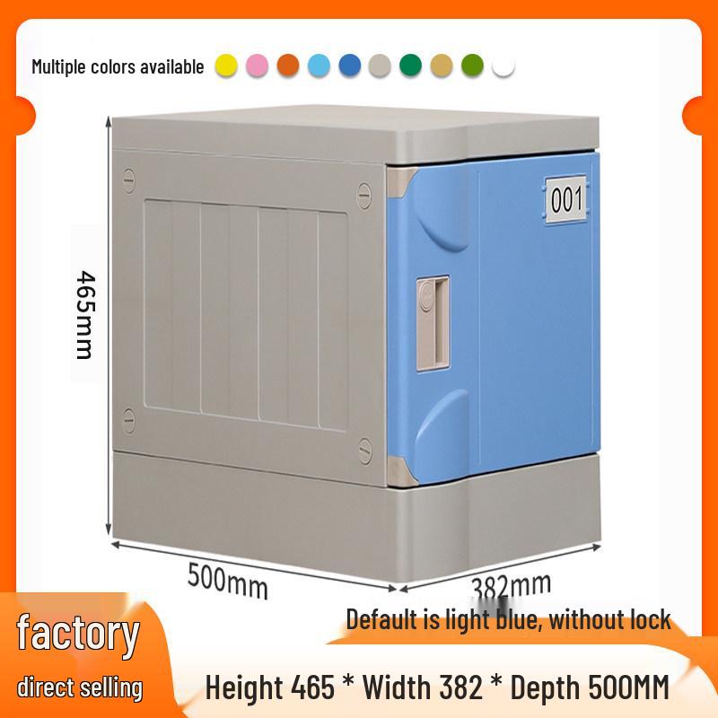 ABS Plastic Student Storage Cabinet with Fingerprint Lock, Anti-collision, Anti-mildew Features