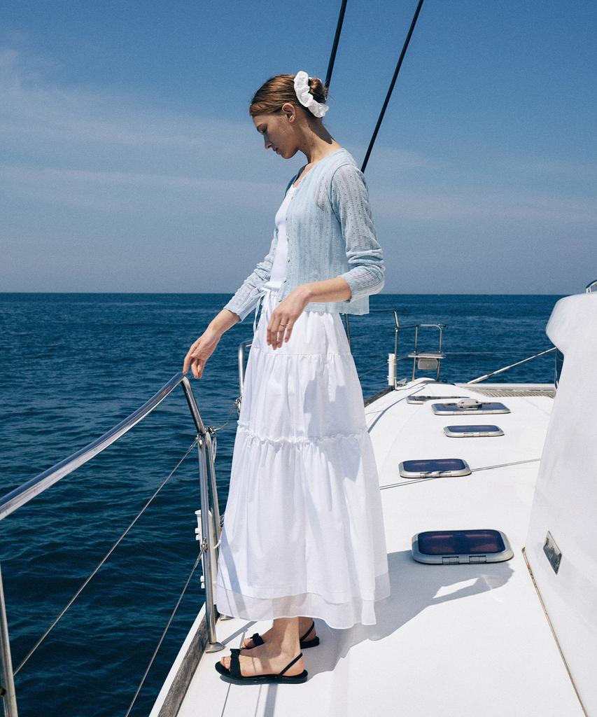 Lamerei Shirring Banding Long Skirt[Lmbesusk5409]-2Color