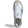 adidas Originals Hamburg Wygodne Wszechstronne Niskie Buty Skate'owe Unisex Trampki Białe Zielone JH8562