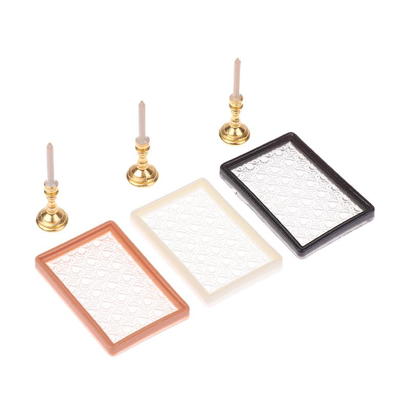 1/12 Domek dla lalek Model tacy na świece symulacyjnych Miniaturowe meble dekoracyjne Zabawka Ozdoby do salonu domku dla lalek