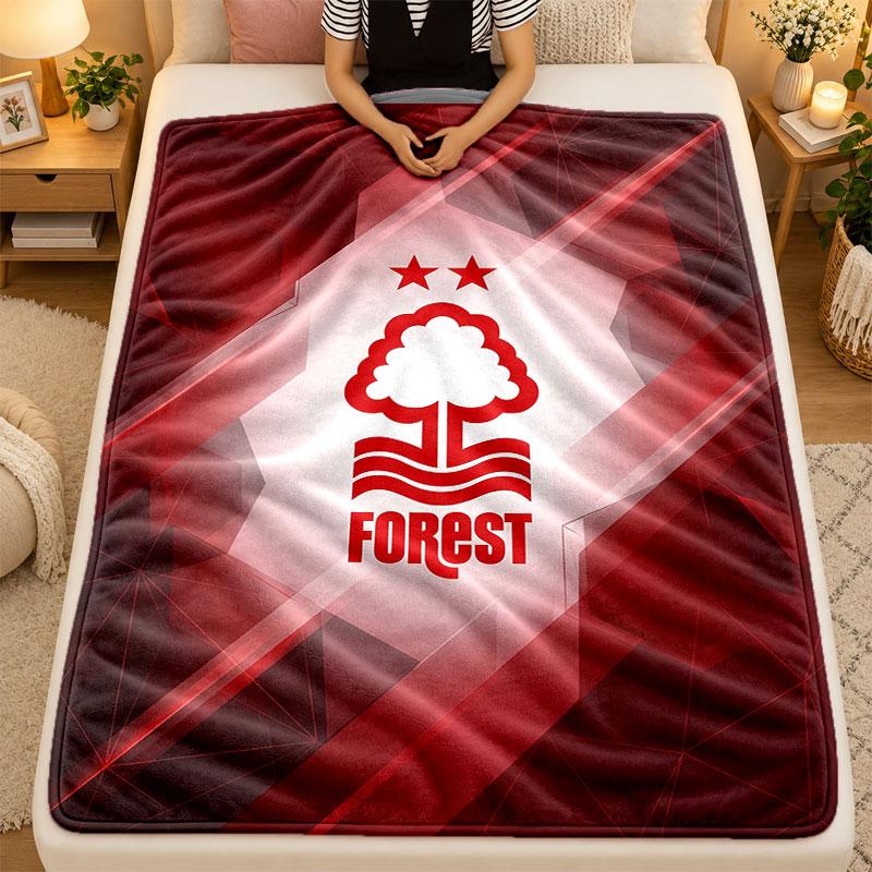 Flannel BlanketNottingham Forest Warm Soft Throw Blanket for Indoor Sofa Bed Living Room Use