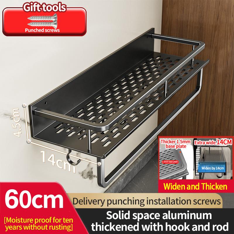 Wall Shelf Kitchen Bath Area Multifunctional Shelf Kitchen Desktop Supplies Organizer Shelf Wall Mounted Shelf Wall Shelves Room