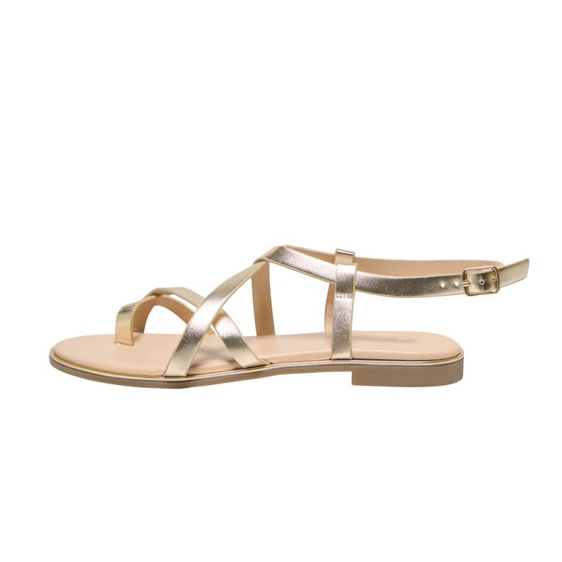 Sandales couleur dorée avec boucle Femme ONLY