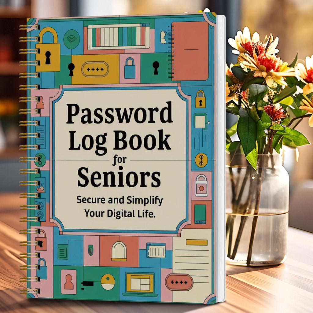 A5 Password Book,Internet Account and Website Login Organizer,Notes Section, Perfect Password Journal for Managing Cybersecurity