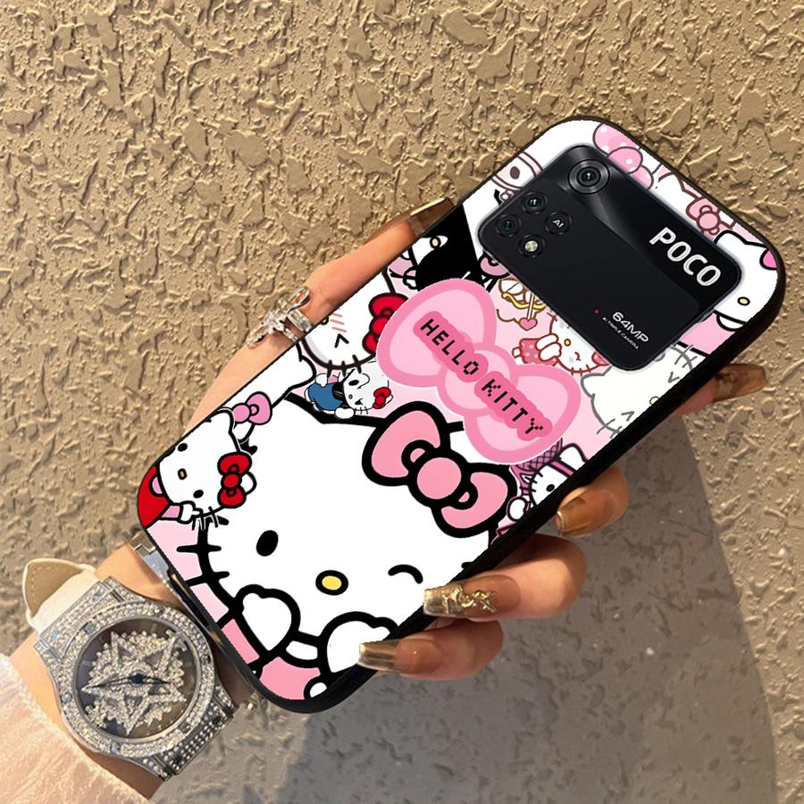 Cartoon Hello K-Kittys Case for Xiaomi Poco F8 C61 C75 F3 C71 M5 M3 M4 M7 Pro X3 X4 X5 X7 Pro C50 F1 Funda Phone Cover