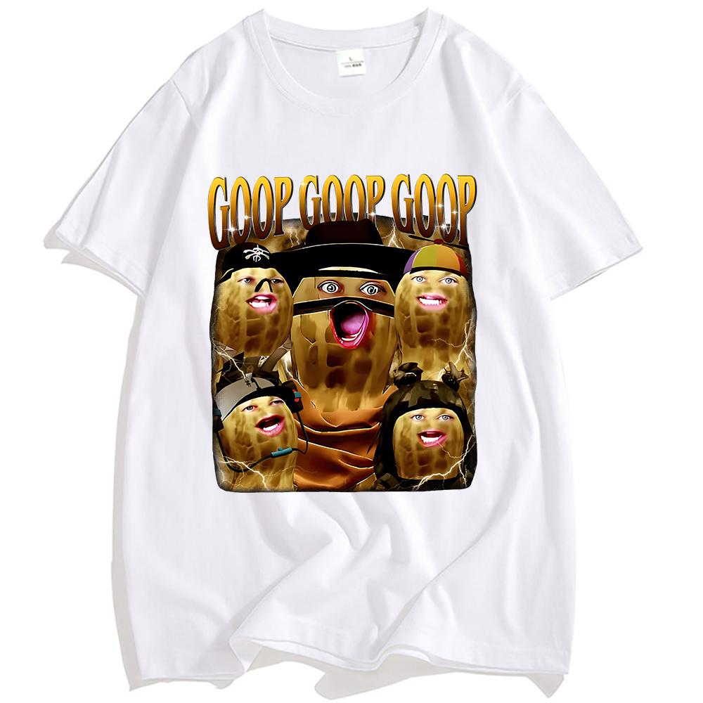 Goop Goop Goop Arc Raiders Game Tshirts Unisex Streetwear Hip Hop Vintage Streetwear Short Sleeve Cotton Male T Shirt Loose Tees