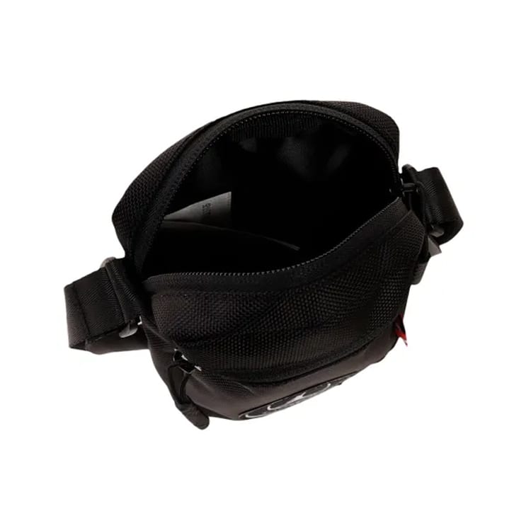 Jordan Paris, Collaboration Polyester Cell Phone Pouch, Shoulder Bag, Crossbody Bag Small Unisex Black 9A0261-023