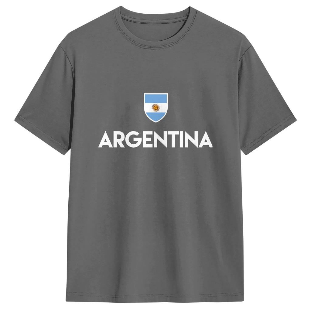 Argentina Flag Cotton Tshirt For Unisexs Beach Classic Tshirts Oneck Fashion Tees Big Size Wholesale Clothes