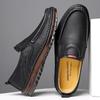 Men Leather Shoes Slip On Brown Shoes Leather Loafers Mens Moccasins Shoes Italian Designer Shoes