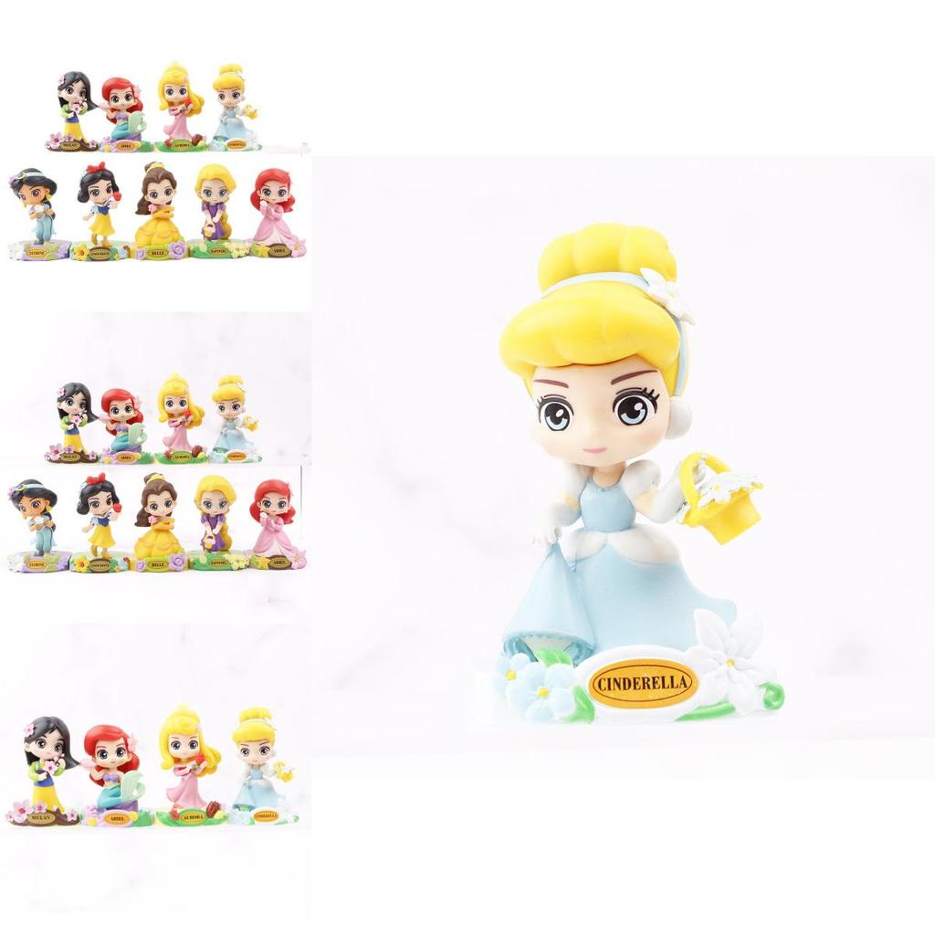 Classic Fairy Tale Princess Figurine Ariel Garden Dream Series Cake Topper Blind Box