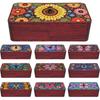 DIY Diamond Art Wooden Storage Box with Lid Diamond Art Painting Storage Box Kit Unique Office Desk & Vanity Organizer