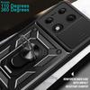 For Xiaomi Redmi Note 13 Pro 4G/Poco M6 Pro 4G Phone Case Slide Lens Guard Bump Proof PC+TPU Shell