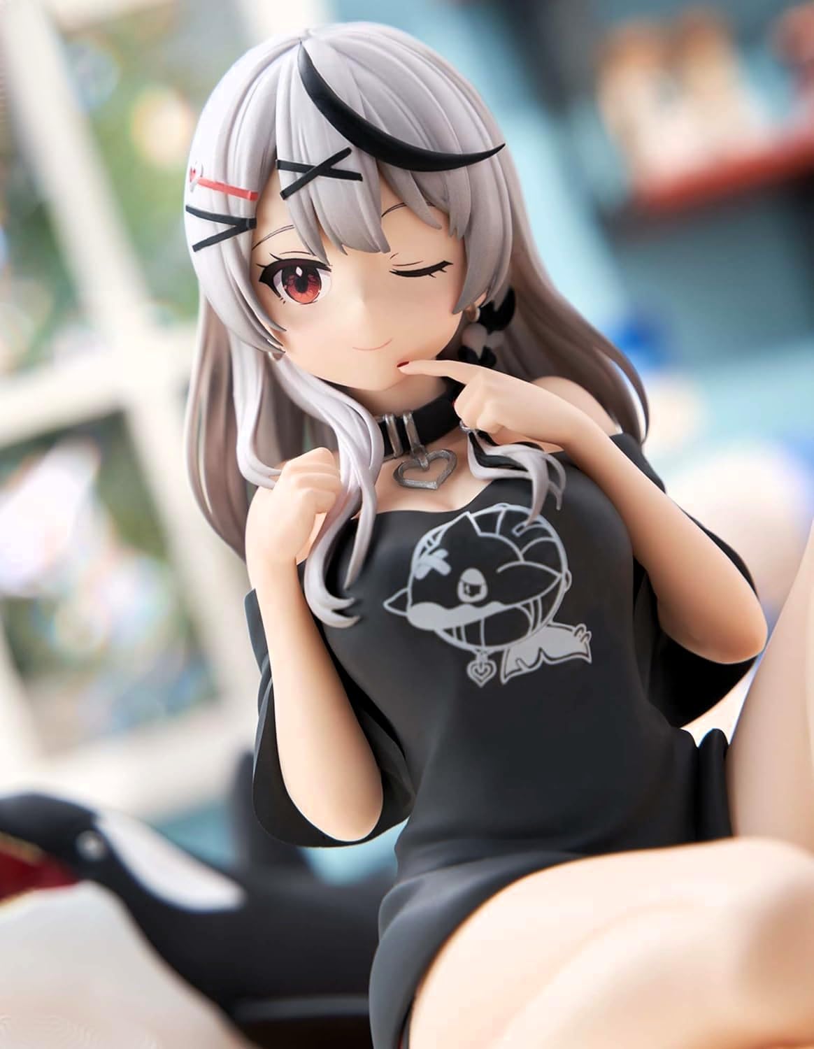 

Sakamata Kuroe Figure Hololive IF Relax time 12cm Official Goods #holo live Approx. [1 type]
