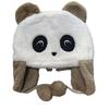 Baby Hat Winter Children's Scarf Integrated Cute Bear Ear Hat Autumn and Winter Warm Knitted Hat