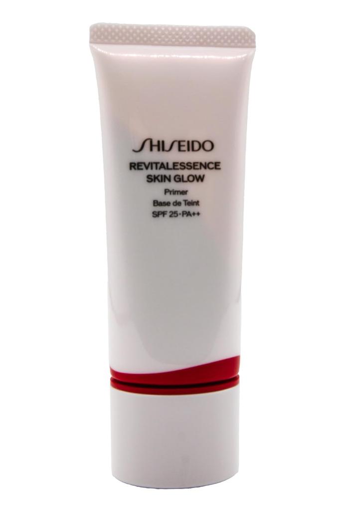 Shiseido Makeup Essence Skin Glow Primer 30g SPF25 PA++ | Makeup Base | Liquid | Fragrance-Free | Glowing, Moisturizing, Pore Coverage | Shiseido