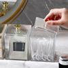 Desktop Acrylic Lipstick Dust-Proof Makeup Removal Cotton Cosmetics Storage Cotton Swab Storage Box