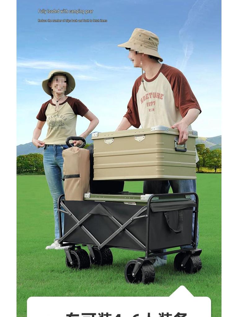 Faltbarer Wohnmobil-Reisewagen für Outdoor-Camping und Straßenstände