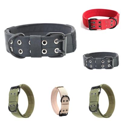 Outdoor  Dog Collar Set Dog Leash Metal Buckle Breathability Nylon Adjustable Dog Collar for Training Neck Pet Products