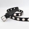 Punch-free Student Personality Atmospheric Eye Hardware Belt Women Jeans Decoration Pu Belt