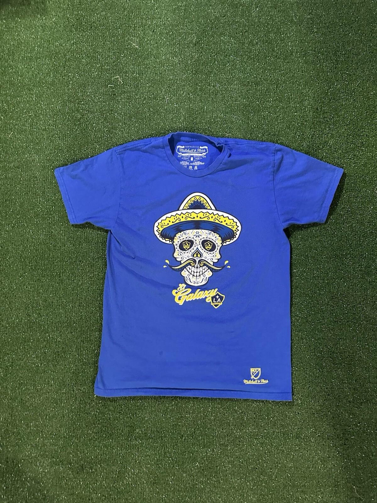 Mitchell And Ness LA Galaxy Skull Shirt S разноцветный
