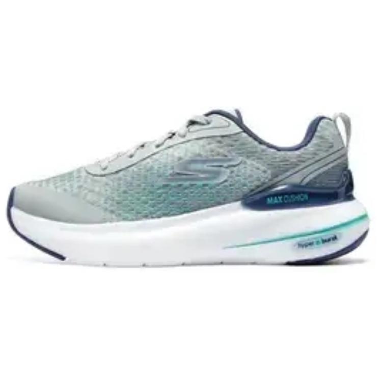 Skechers Прочные легкие повседневные кроссовки с низким верхом Женские кроссовки Бело-синие 129293-GYBL 35