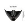 Lightweight Shell Half Face Mask Smooth Edges Realistic Face Fashion Masquerade Mask