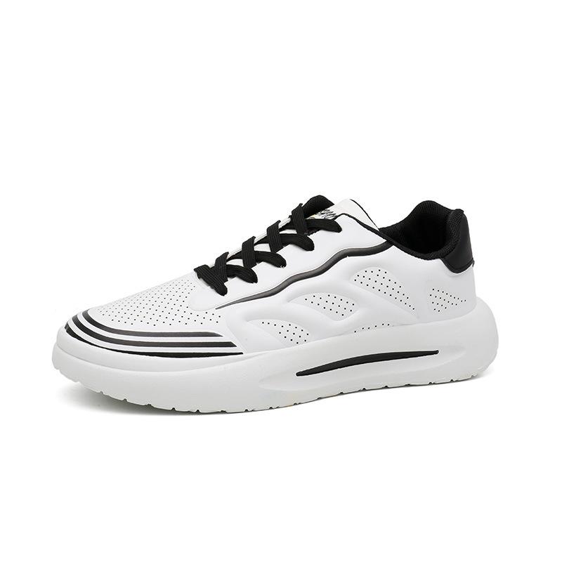 

2024 Лето Новые Толстые Кроссовки Спортивные Повседневные Мужские Туфли Однотонные Маленькие Белые Туфли Tide Shoes Мужские Низкие Кроссовки 44 чёрный