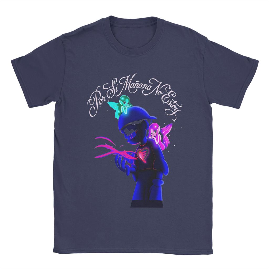 Vintage Por Si Mañana No Estoy TShirts for Unisex O Neck Pure Cotton T Shirt Short Sleeve Tee Shirt Plus Size Clothing