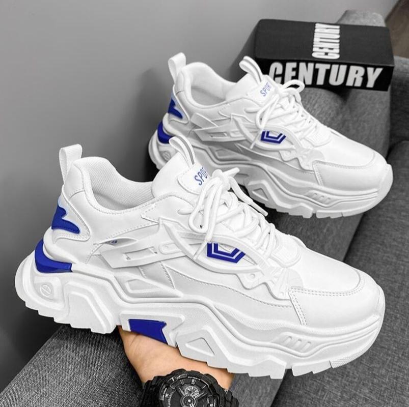 Men's Height Increasing Shoes Four Season Thick Soled Men's Casual Sports Shoes Soft Soled Comfortable Outdoor Running Shoes