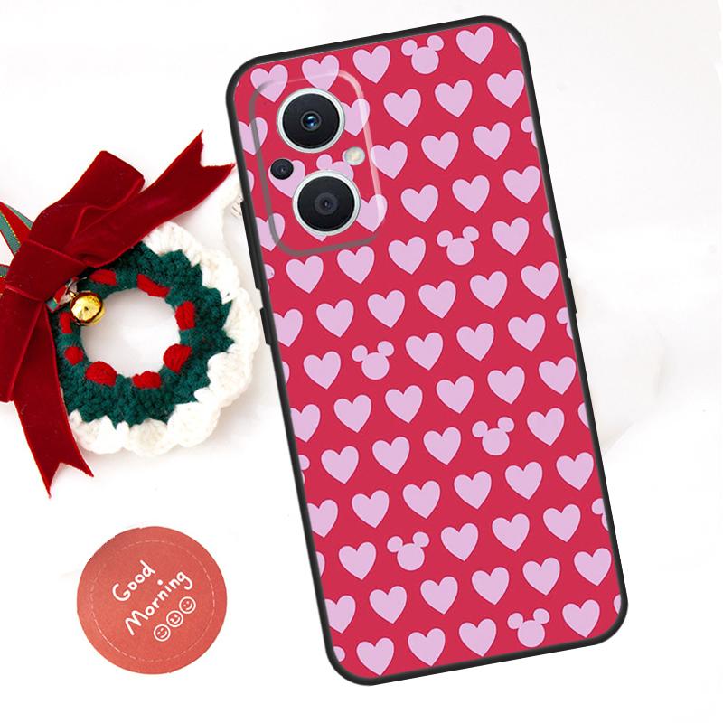 Heart Cartoon Girls Funda For OPPO Reno 8 Lite 10 11 12 13 14 Pro 11F 12F 13F 14F OPPO Find X8 X5 X6 X9 Pro Case