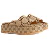 Gucci Wmns Gg Lame Platform Slide Sandal 'Camel Monogram' Women's 623212 UKO00 2580