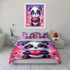 Cute Panda-Themed Gift Set Exquisite Three-Piece Bedding Set Gift For Kids And Adults