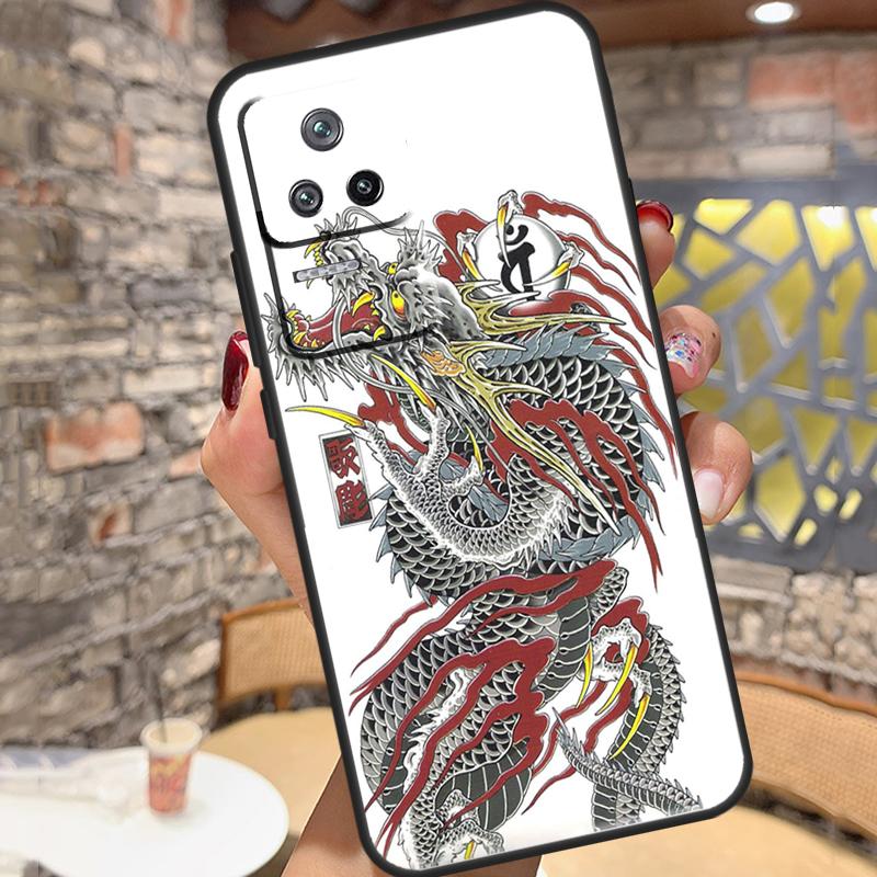 

Чехол Yakuza Dragon Tattoo для Xiaomi 14 Ultra 15 13 11T 12T 13T 14T Pro POCO X3 X5 X6 X7 Pro M6 F5 F6 Pro Xiaomi 14 Pro
