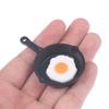 Dollhouse Miniature Frying Egg Pans For 12Th Dolls House Kitchen Accessories