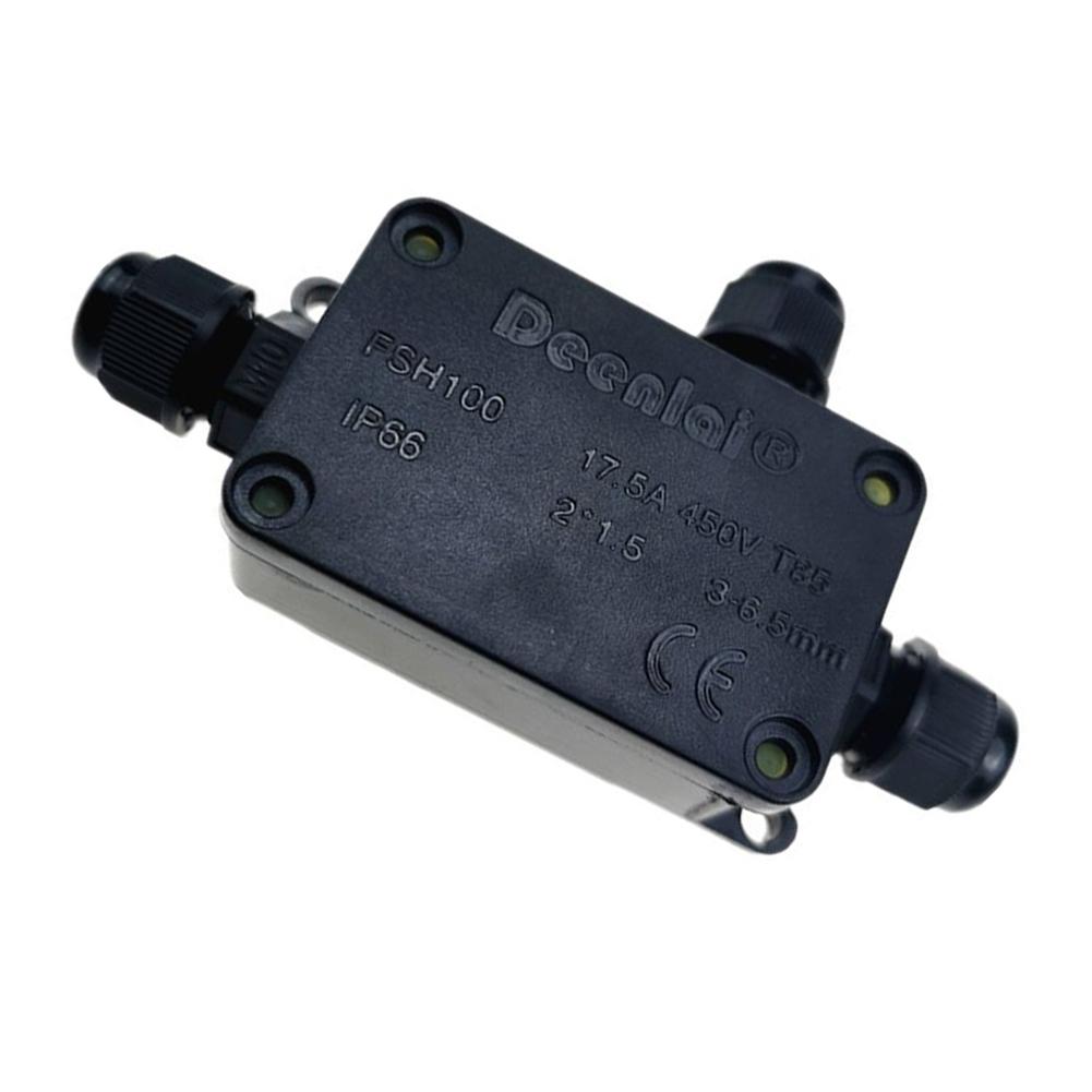 Einfach zu installierende, IP66-zertifizierte, wasserdichte Kabelverbindungsdose mit 2xM10-Adapterkabel