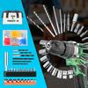 Trapano Avvitatore a Percussione Senza Fili 20V Mandrino Autoserrante Velocità Variabile Max 30mm Kit Avvitatore Elettrico con Batteria