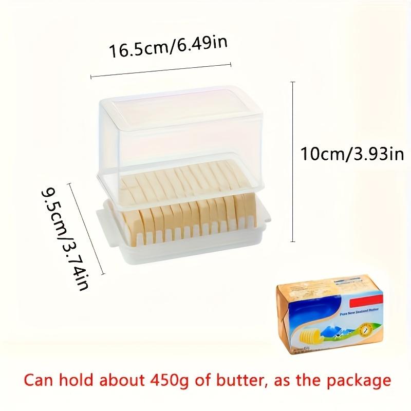 1pc Sealed Butter & Cheese Storage Box with Lid - Oven-Safe, Easy-to-Use Kitchen Organizer for Freshness