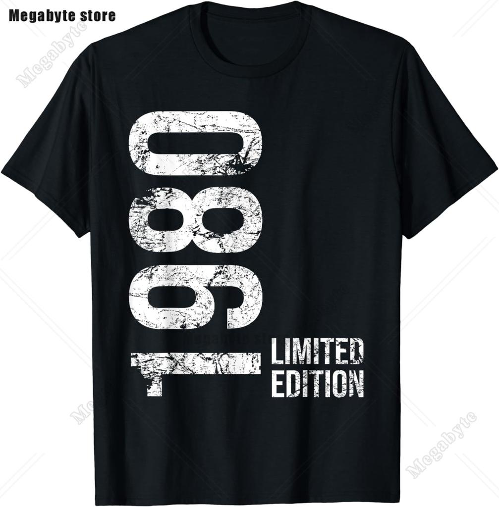 Unisexs Vintage 43th Birthday Gift T Shirts Awesome Since May 1980 Born in May 1980 TShirt Funny Birthday Greeting Party Tops