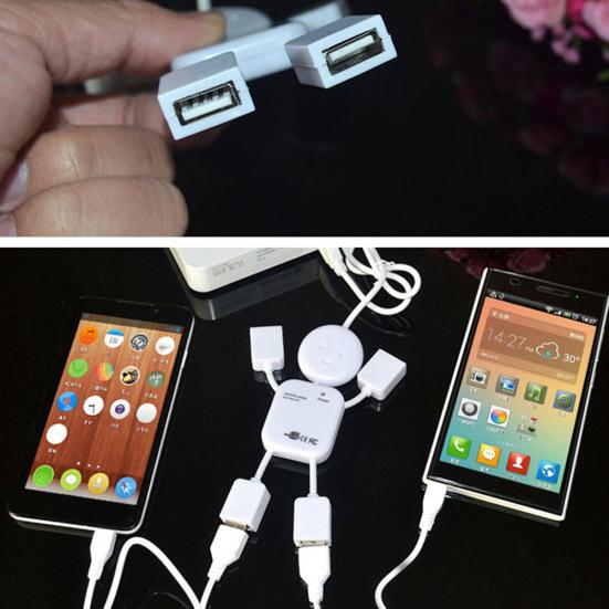 Figure 4 Ports 480Mbps PC Laptop Computer USB 2.0 Expansion Hub Splitter Adapter