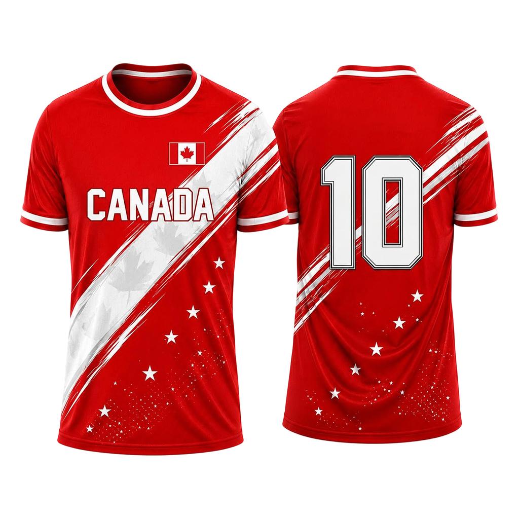 Men Women Sports Jersey Soccer Shirt Breathable Lightweight Athletic Top for Football Fans Training Match Wear