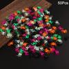 50-200Pcs Multicolor Mini Spiders For Halloween Party Spider Web Decoration Haunted House Home Table Horror Props Kid Tricky Toy