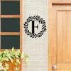Metal Monogram Letter Wall Decor, Personalized Last Name Sign for Home, Door Hanger Gift for Halloween Christmas New Year