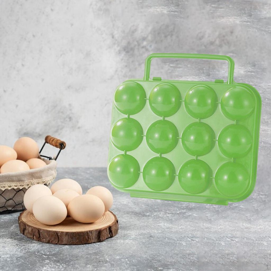 12 Compartment Egg Storage Carrier for Outdoor Activities And Home Use